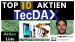 Die Top 10 TecDax Aktien langfristig ? Wirecard, Evotec, SAP etc.