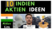10 Indien Aktien Ideen - Reliance, Infosys, Tata, Ebix  aus dem vielleicht interessantesten Markt der Welt